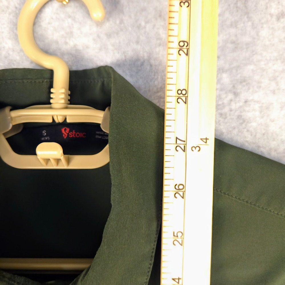 Stoic Button-Down‎ Shirt Nikwax Water Repellent Hiking Outdoor Olive Green S - Picture 6 of 6